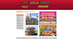 Desktop Screenshot of parnhamfunfairs.co.uk