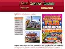 Tablet Screenshot of parnhamfunfairs.co.uk
